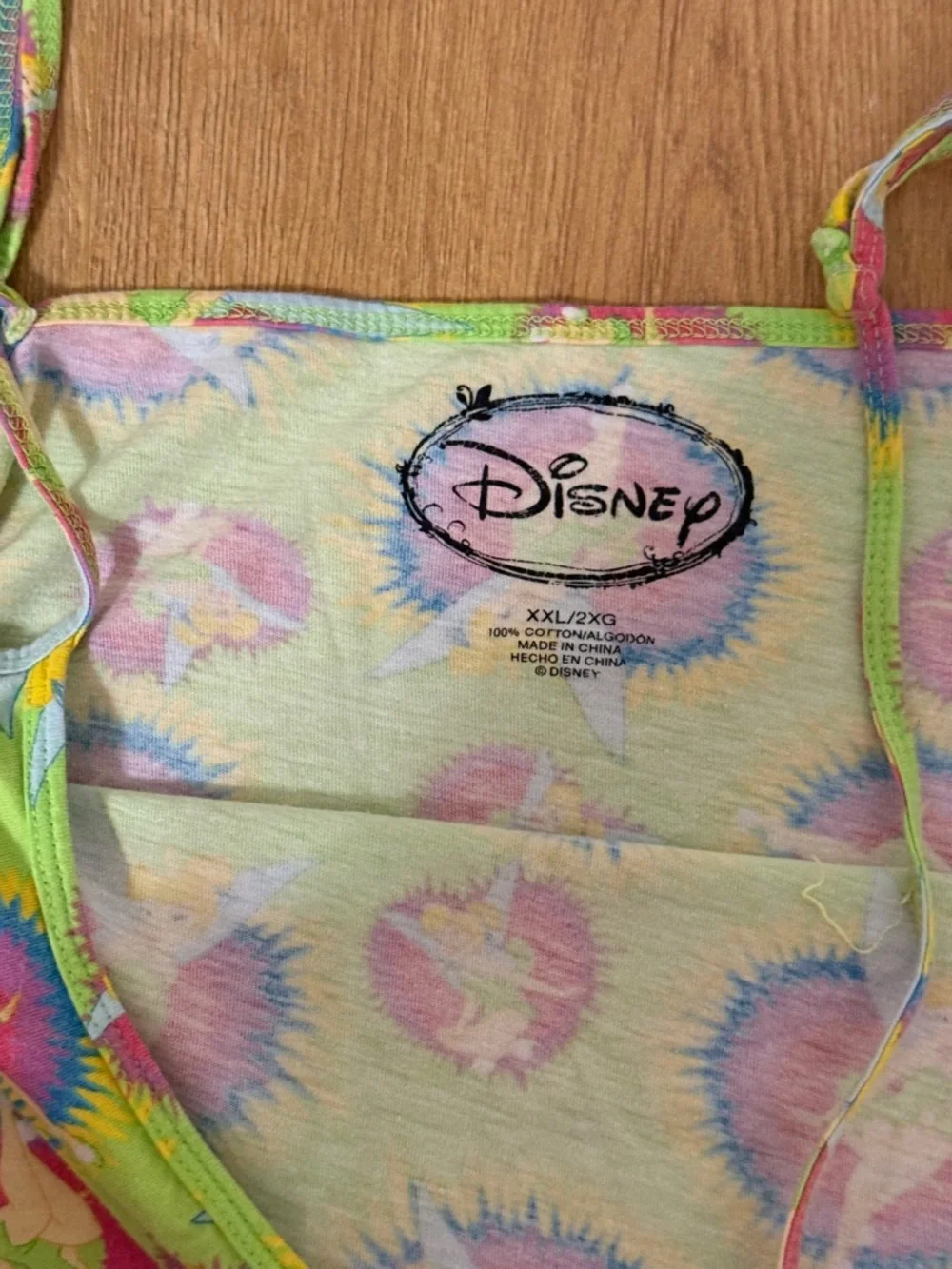 Disney Neon Green Parrot Print Cami - Picture 2 of 2